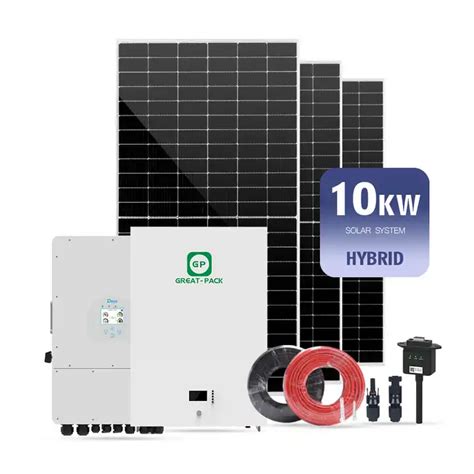 Pedidos Conjunto Completo ON OFF Grid Hybrid 10 Kw 20 Kw 50 Kw 100 Kw