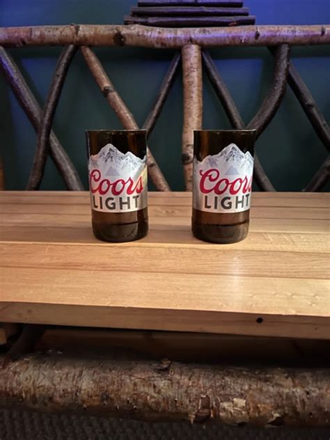 Coors Light Glasses Set Of 2 Etsy