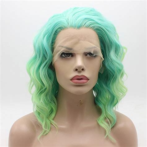 A Mermaid Wig Completes The Look Of A Mermaid Costume Green Hair