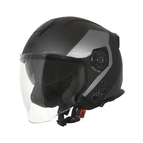 Origine Palio 2.0 Hyper Bluetooth Black/Titanium Jet Helmet | Shop ...