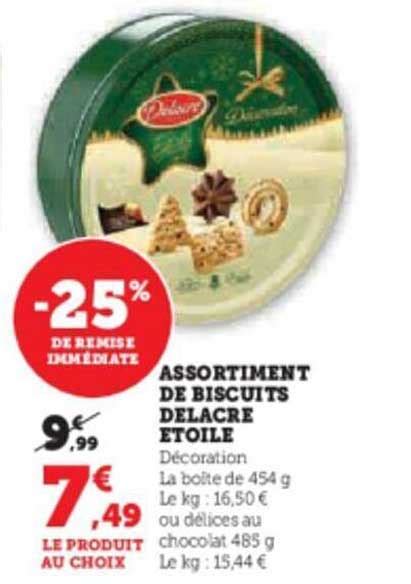 Promo Assortiment De Biscuits Delacre étoile chez Super U iCatalogue fr