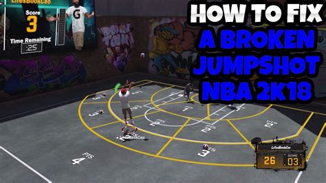 Nba 2k18 How To Fix A Broken Jumpshot Youtube