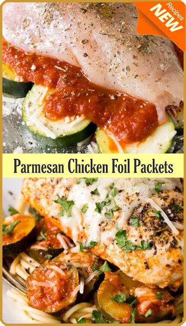 Parmesan Chicken Foil Packets Amzing Food