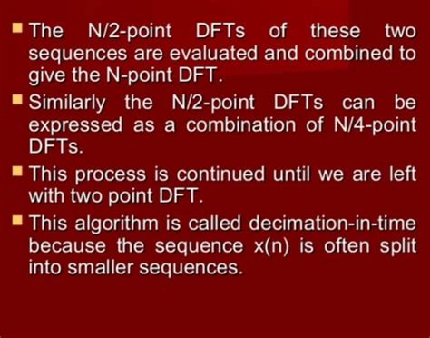 Solved Extensively Describe Fast Fourier Transform And Its Types