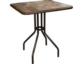 Table Bistrot Ronde Plateau En Bois D Orme X Cm