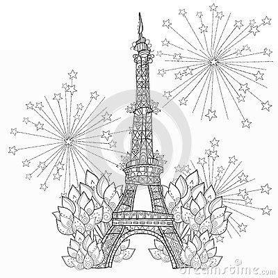 Resultado De Imagen Para Mandalas Torre Eiffel Tour Eiffel Dessin