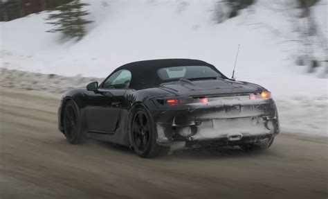 Porsche Boxster Prototype Spied With Full Electric Power