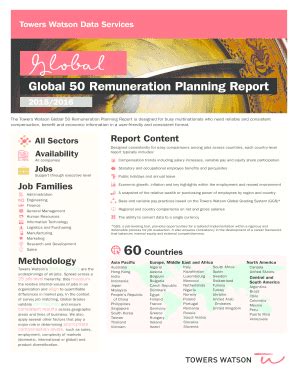 Fillable Online Global 50 Remuneration Planning Report Fax Email Print