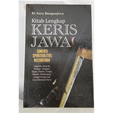 Jual Kitab Lengkap Keris Jawa Shopee Indonesia