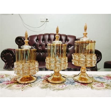 Jual Toples Sultan Mewah Toples Turki Kaca Toples Set Pc Shopee