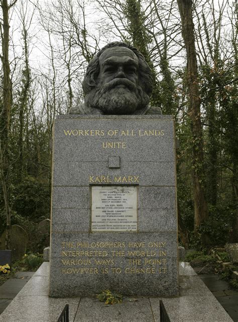 London Grave Of Karl Marx Vandalized In Hammer Attack Ap News