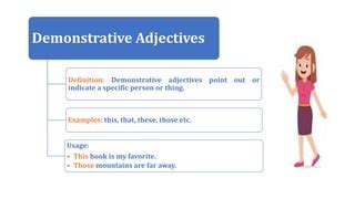 Adjectives Definition Types Examples For Grade Ppt