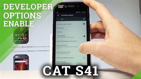 How To Allow Developer Options In Cat S41 Oem Unlock Usb Debugging