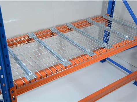 Warehouse Welded Wire Mesh Decking Railing For Pallet Racking Unracking