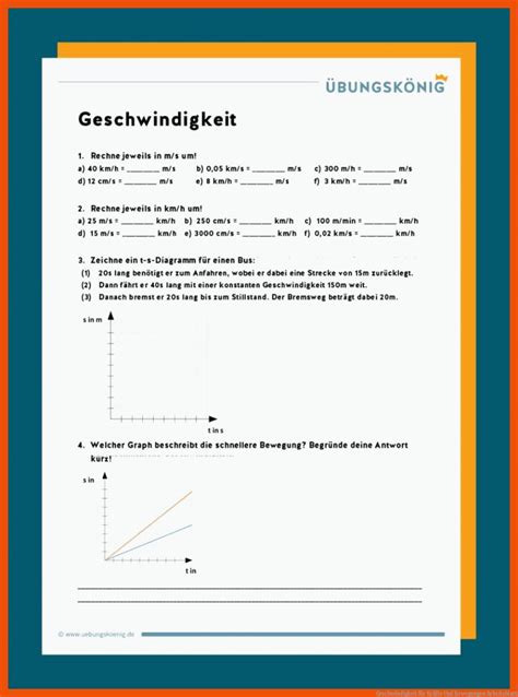 Kr Fte Und Bewegungen Arbeitsblatt Allgemeine Arbeitsbl Tter