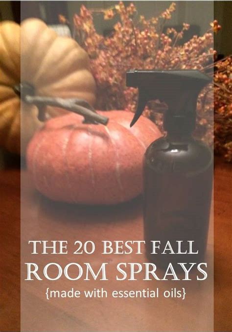 Diy Fall Air Freshener Sprays Essential Oils Room Spray Fall