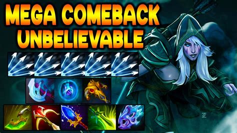 Unstoppable Mega Creep Comeback Insane Carry Drow Ranger Dota