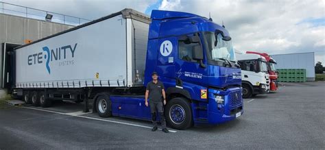 Premier Transport D Emballages En Camion Lectrique Pour Eternity