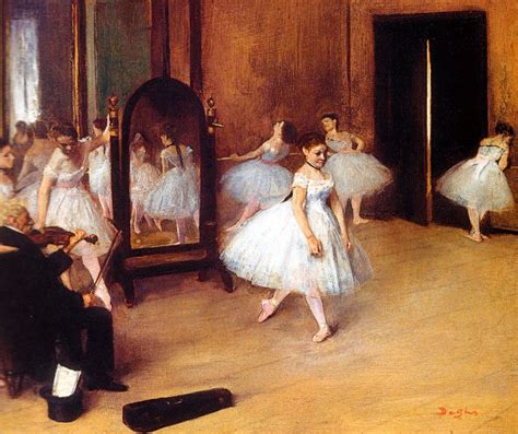 A La Loupe Edgar Degas La Classe De Danse Arts In The City