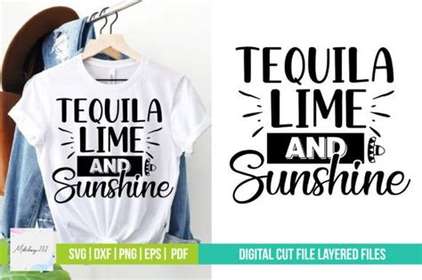 Tequila Lime And Sunshine Svg Design Graphic By Svgstudiodesignfiles