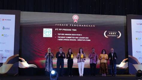 Pp Presisi Ppre Borong Dua Penghargaan Di Ajang Top Grc Awards