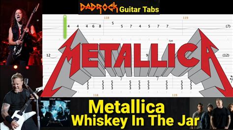 Whiskey In The Jar Metallica Guitar Bass Tabs Lesson Youtube