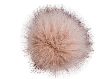 POMPON DO CZAPKI EKO FUTRO LIS 12CM BEŻOWY Z BRĄZ 12559065543 Allegro pl