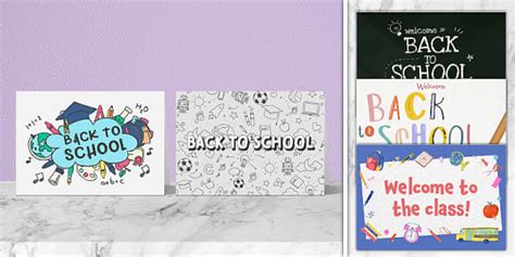 Back To School Card Pack Twinkl Party Teacher Made