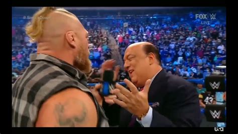 Brock Lesnar F5 Paul Heyman Compilation Youtube