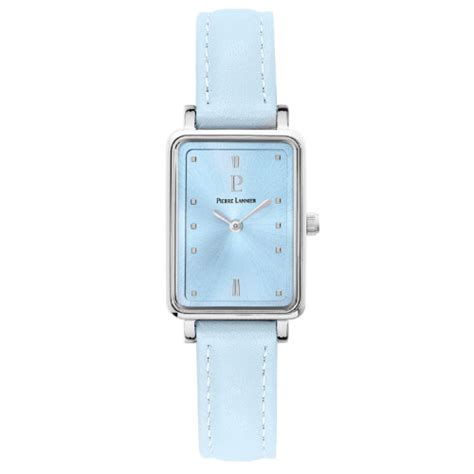 Montre Femme Pierre Lannier Ariane 049D666 Bracelet Cuir Bleu Sur