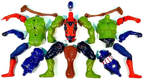 Avengers Toys Assamble Superhero Spider Man Captain America Siren