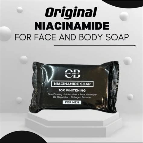 Cb Niacinamide Soap With 10x Whitening For Men All Skin Types Fragrance