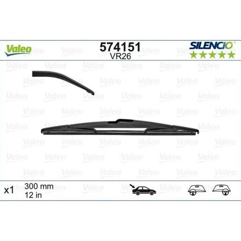 Wycieraczki Valeo Silencio Rear Do Nissan X Trail T Mm