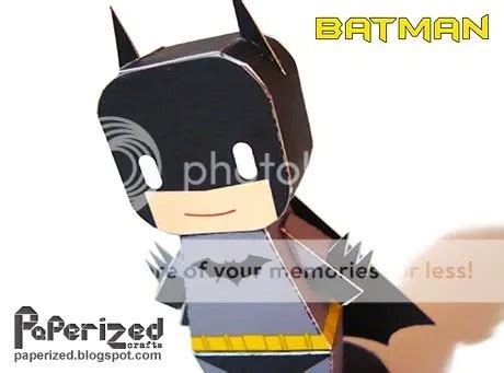 Paper Toy A Imprimer Batman Cube Crafts Ideas Paper Toys Paper