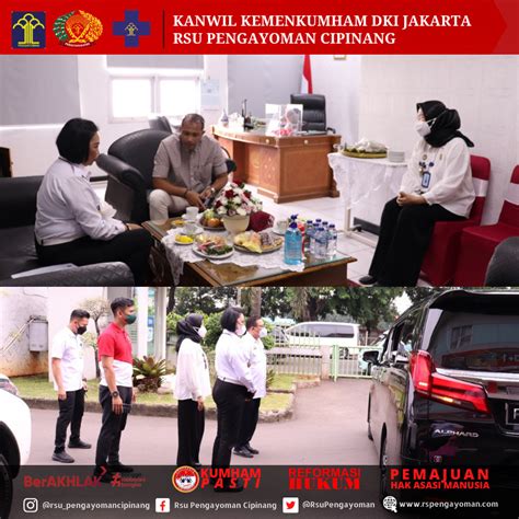 Kunjungan Wakil Menteri Hukum Dan Ham Ri Ke Rsu Pengayoman Cipinang