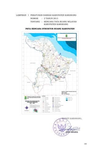 Lampiran Perda No 2 Tahun 2013 Tentang Rtrw Kabupaten Karawang 2011