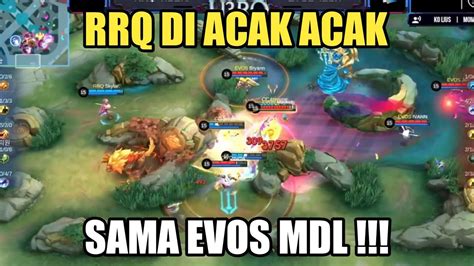 KERAJAAN DI ACAK ACAK GINI RRQ VS EVOS ICON H3RO E SPORTS Rrq