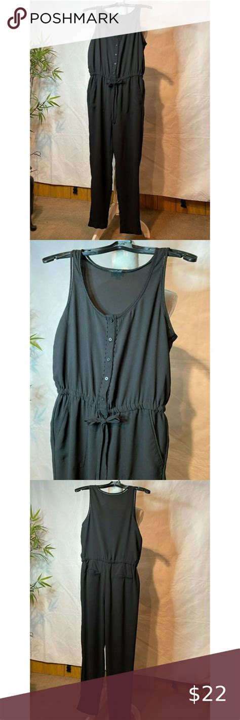 Ann Taylor Loft Black Jumpsuit Romper Size Xs Black And White Romper