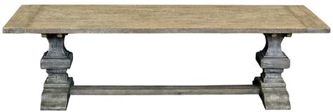 Casa Padrino Table Manger En Bois Massif Style Campagnard Gris