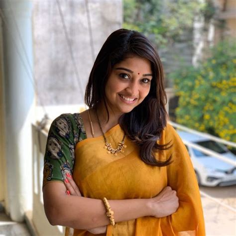 Tamil Serial Actress Neelima Rani Saree Photos Instagram Jauary 2020