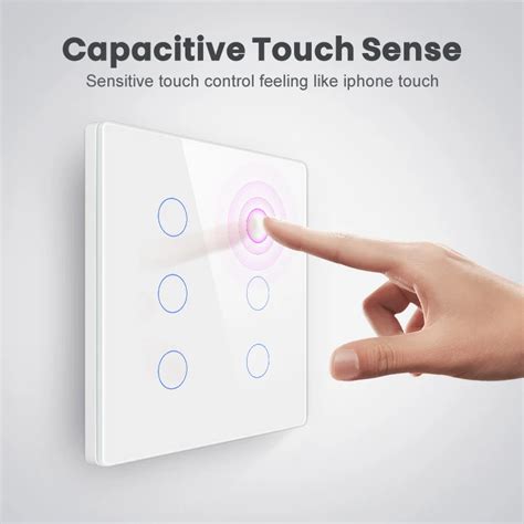 Tuya Brazil Light Switch 118124mm 4 6 Gang 2way Zigbee Smart Touch