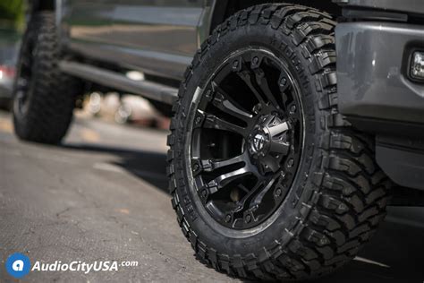 Fuel Wheels D Vapor With Matte Black Rims For Ford F