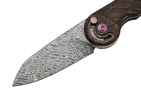 Fox Knives Radius FX-550 DGCFR Grabak Damasteel, Space Coral Fatcarbon ...