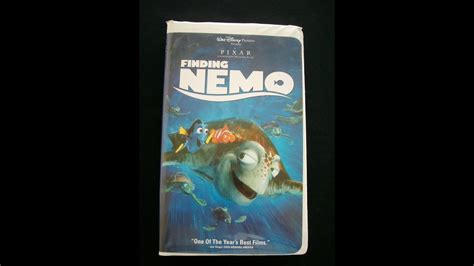 Opening And Closing To Finding Nemo Vhs 2003 Youtube