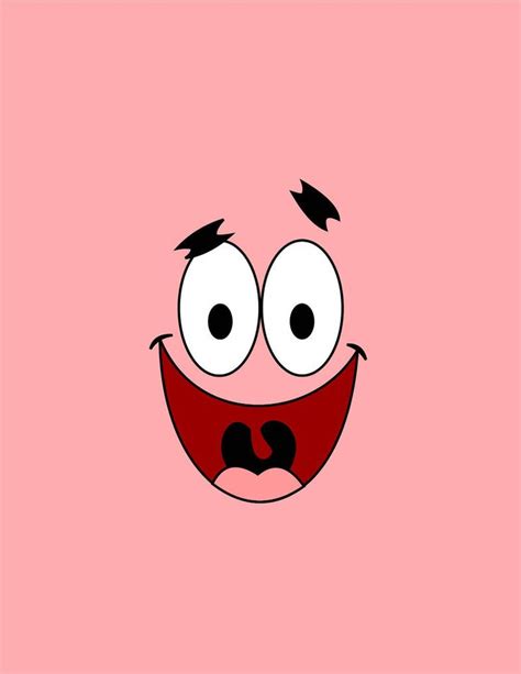 Face Patrick By Fondodebikini Cartoon Wallpaper Iphone Spongebob