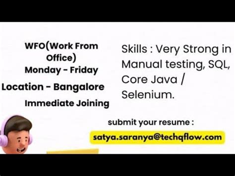 Qa Job Updates Automation Testing Job Manual Testing Sql Job Updates