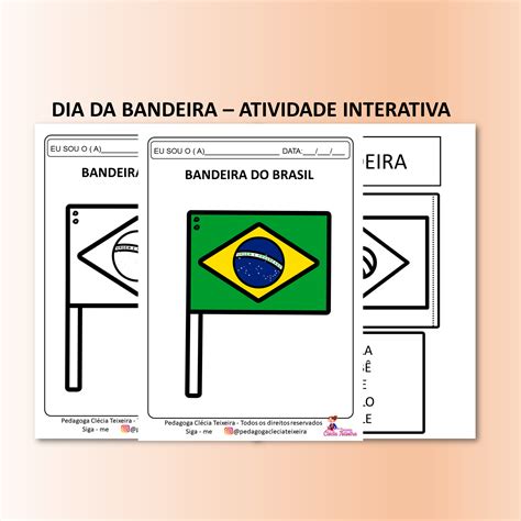 Dia Da Bandeira Atividade Interativa Cl Cia Teixeira