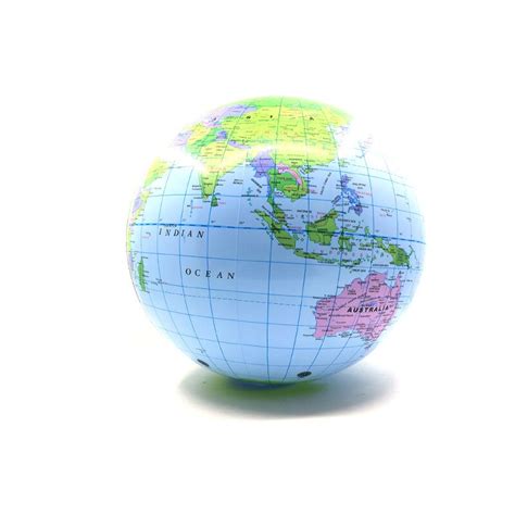 Cm Inflatable Globe World Earth Ocean Map Ball G Grandado