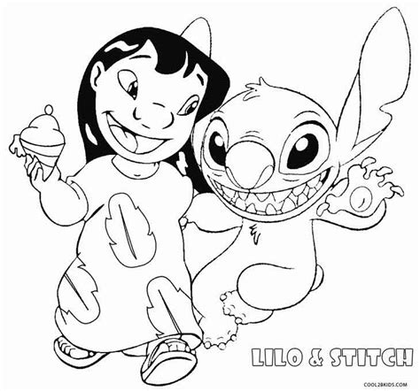 Dibujos De Lilo And Stitch Para Colorear Páginas Para Imprimir Gratis