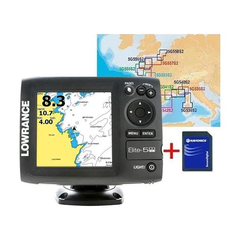 Color gps lowrance elite-5m hd